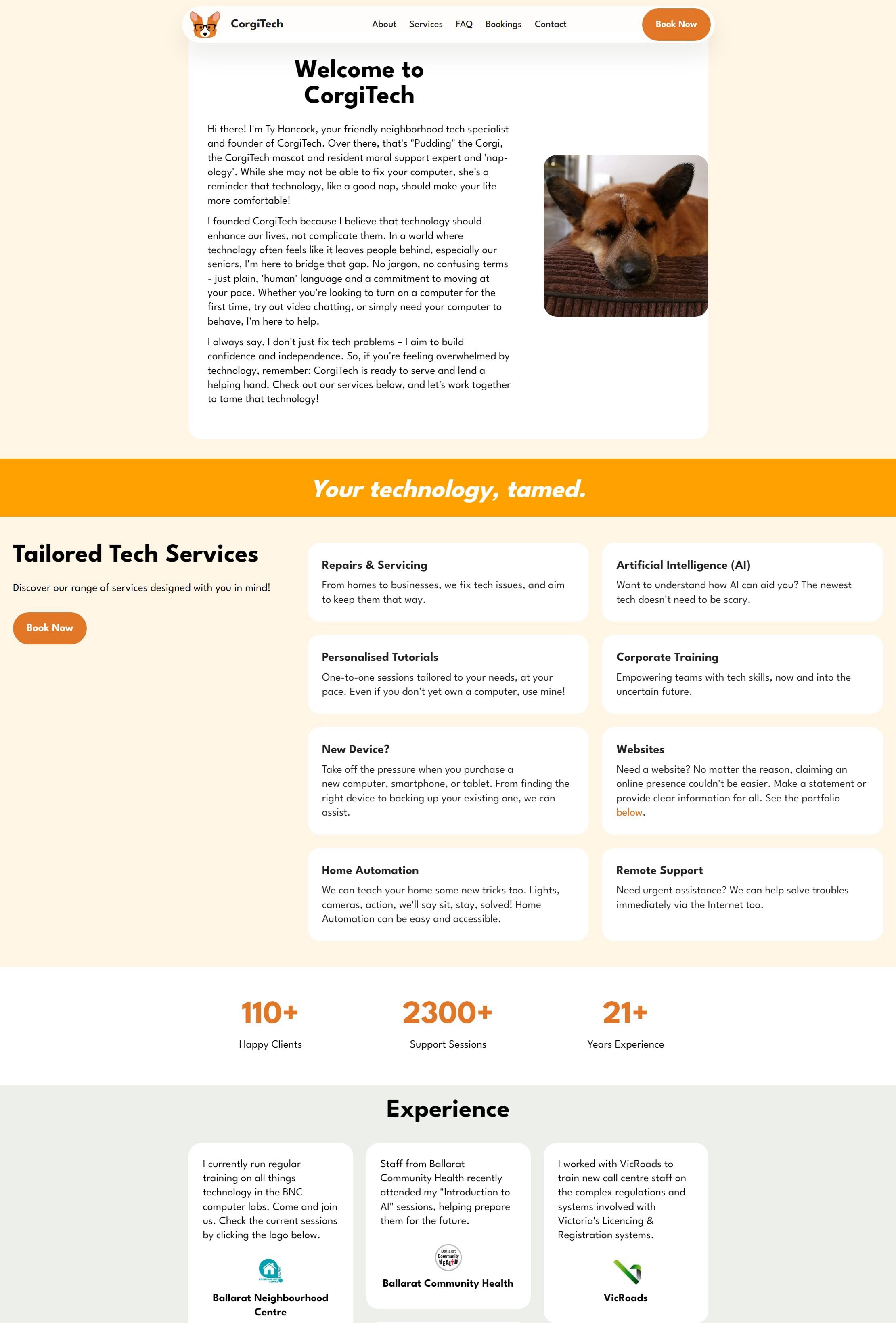 The CorgiTech Website